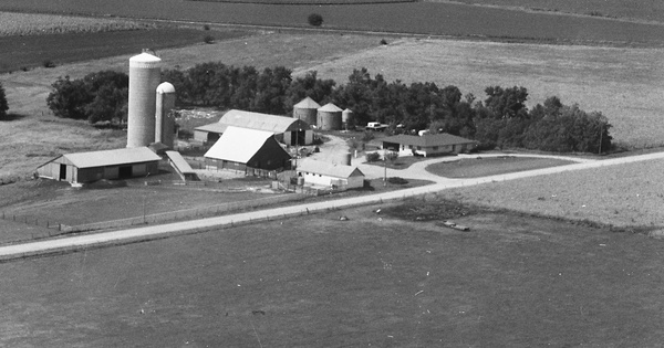 Vintage Aerial photo from 1981 in Nemaha County, KS