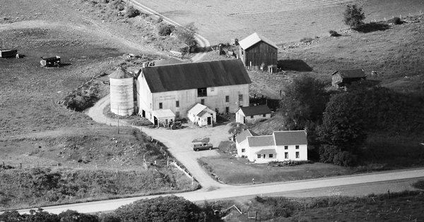 Vintage Aerial photo from 1984 in Chenango County, NY