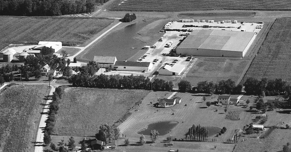 Vintage Aerial photo from 1990 in Medina County, OH