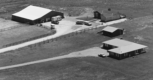 Vintage Aerial photo from 1981 in Hancock County, OH