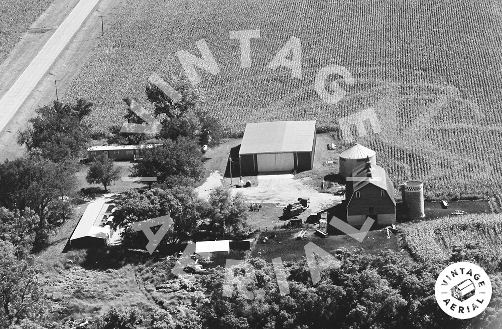 Vintage Aerial Minnesota Swift County 1981 4ASW30