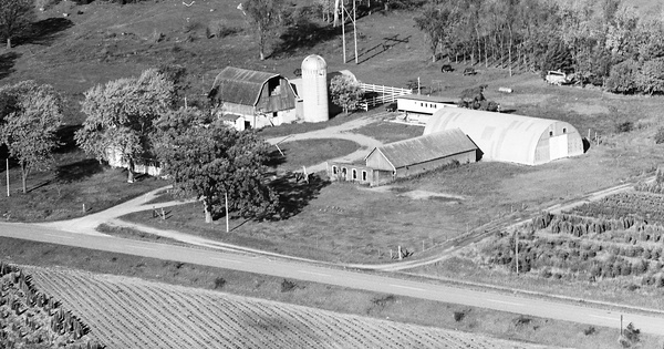 Vintage Aerial photo from 1973 in Washington County, MN