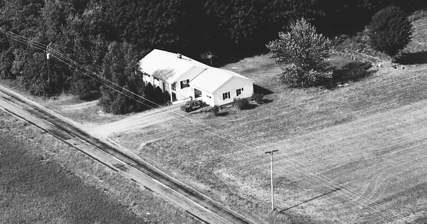Vintage Aerial photo from 1983 in Wayne County, NY