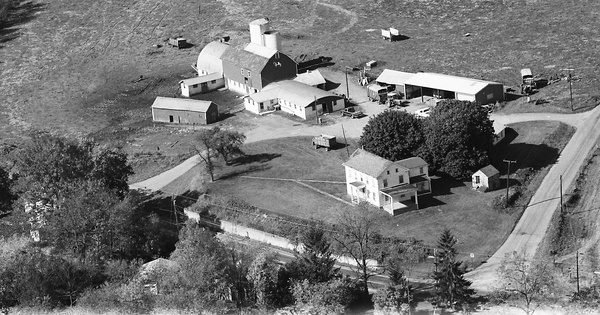 Vintage Aerial photo from 1984 in Warren County, NJ