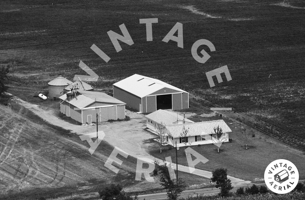Vintage Aerial Ohio Huron County 1978 54PHU27