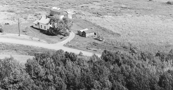 Vintage Aerial photo from 1983 in Schuyler County, NY