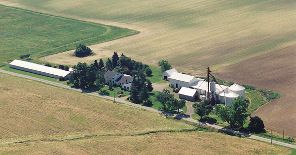 Vintage Aerial photo from 2002 in Marion County, OH