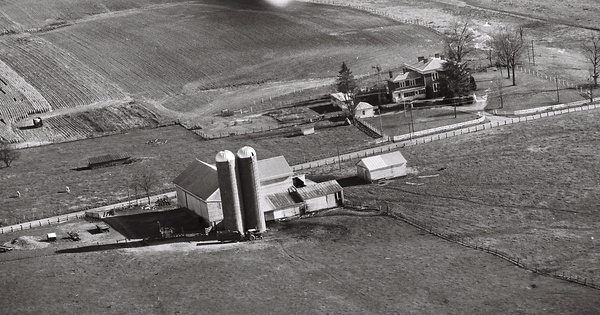 Vintage Aerial photo from 1976 in Augusta County, VA