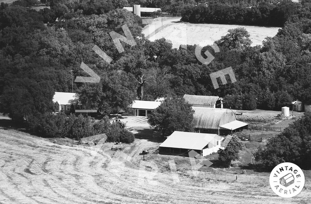 Vintage Aerial Kansas Sumner County 1977 24KSU10