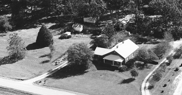 Vintage Aerial photo from 1965 in Iredell County, NC