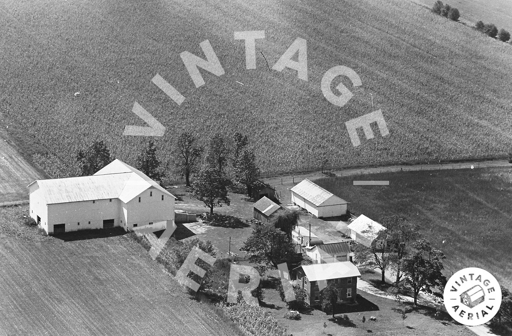 Vintage Aerial Ohio Richland County 1963 7DRI5