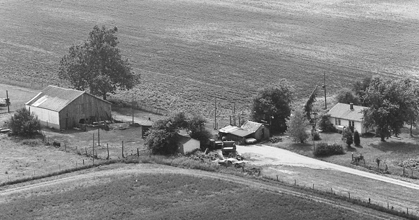 Vintage Aerial photo from 1976 in Clinton County, OH