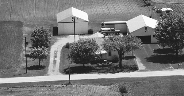 Vintage Aerial photo from 1978 in Wood County, OH