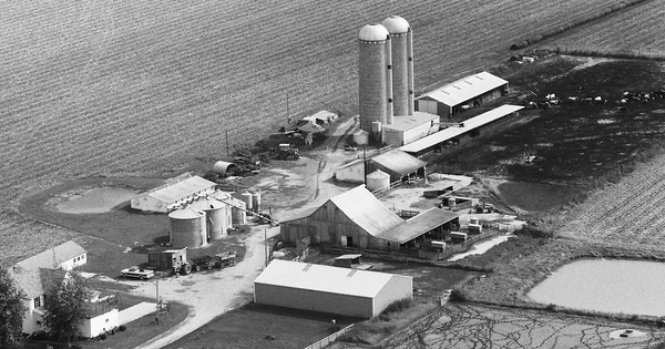 Vintage Aerial photo from 1986 in Montgomery County, MO