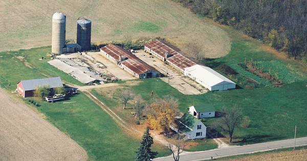 Vintage Aerial photo from 2000 in Fulton County, IN