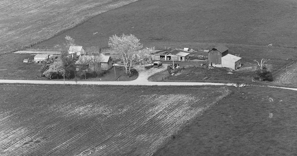 Vintage Aerial photo from 1978 in Fulton County, IN