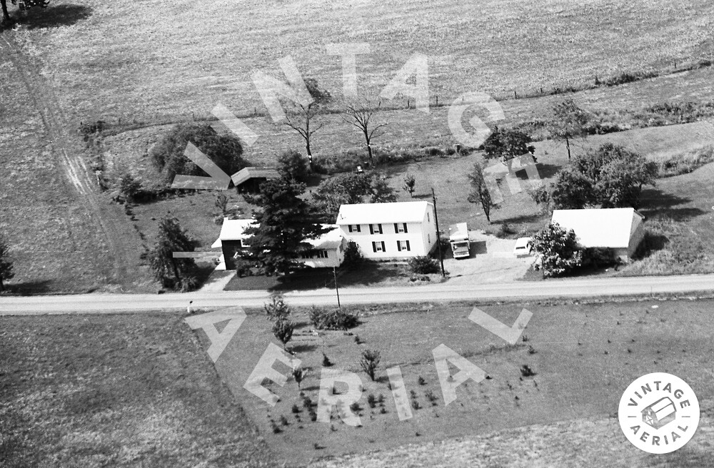Vintage Aerial Pennsylvania Clarion County 1969 43OCL16