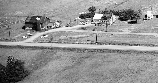 Vintage Aerial photo from 1969 in Cambria County, PA