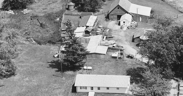 Vintage Aerial photo from 1980 in Ringgold County, IA