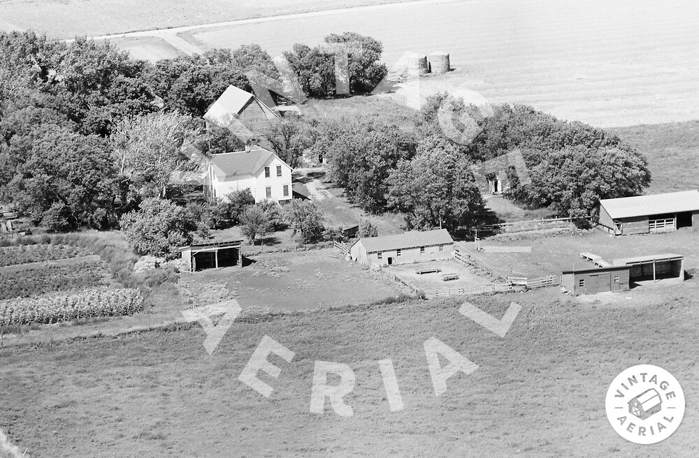 Vintage Aerial Minnesota Lac qui Parle County 1968 29CLQ31