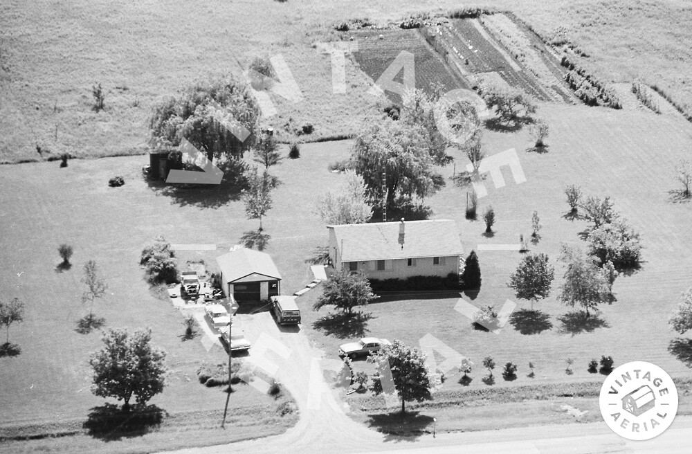 Vintage Aerial Michigan Saginaw County 1981 60ZSA23