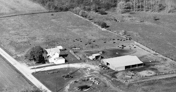 Vintage Aerial photo from 1999 in Grant County, IN