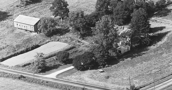 Vintage Aerial photo from 1970 in Wayne County, IN