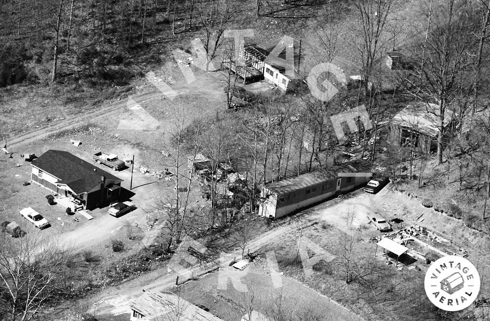 Vintage Aerial Kentucky Clay County 1987 1UCL10