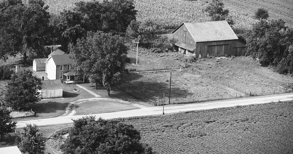 Vintage Aerial photo from 1979 in Shelby County, IN