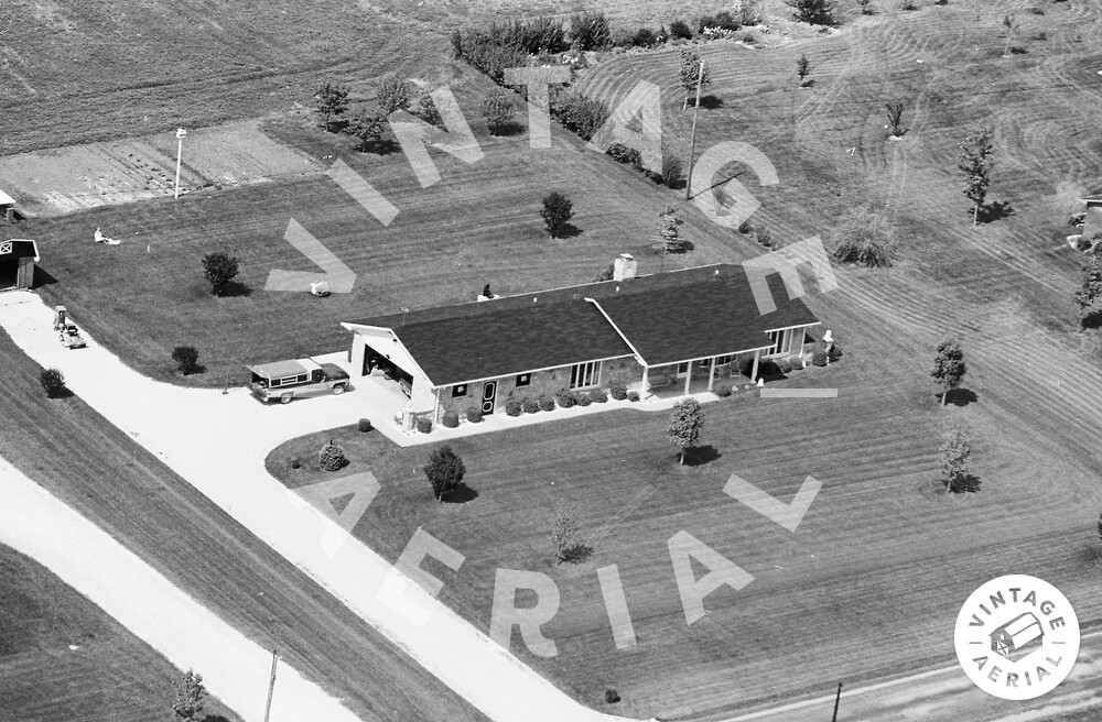 Vintage Aerial Indiana Johnson County 1981 3JJO10