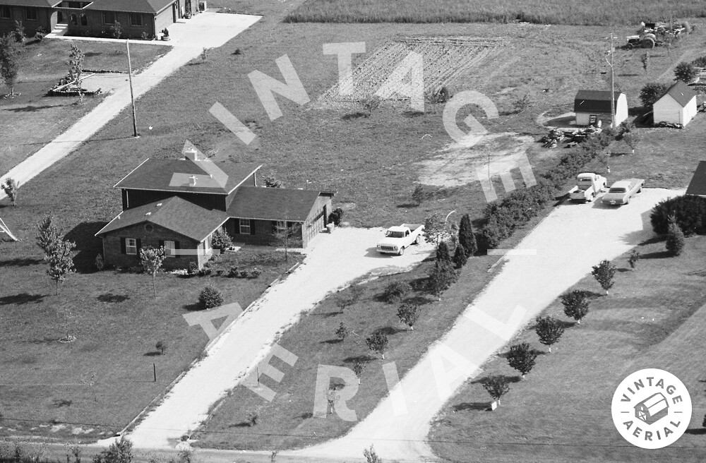 Vintage Aerial Indiana Johnson County 1981 8JJO33