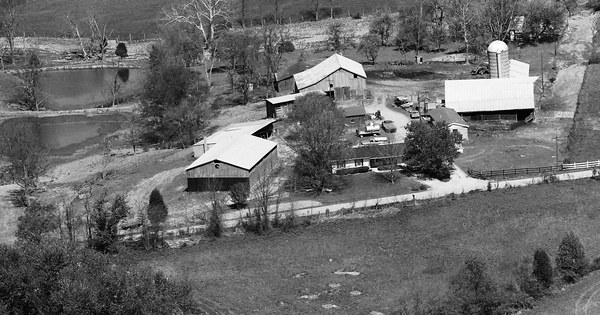 Vintage Aerial photo from 1986 in Spencer County, KY