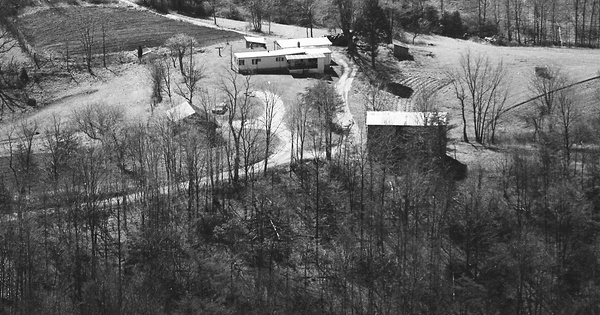Vintage Aerial photo from 1982 in Rowan County, KY