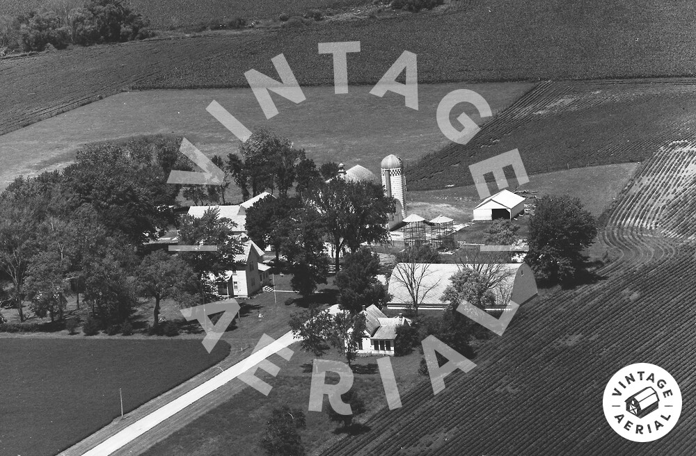 Vintage Aerial Minnesota Faribault County 1977 9MFA5