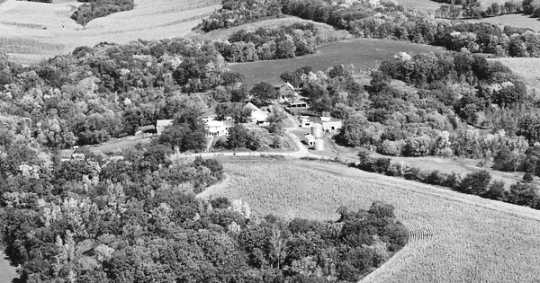 Vintage Aerial photo from 1981 in Monona County, IA