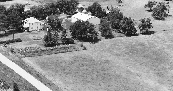 Vintage Aerial photo from 1980 in Page County, IA
