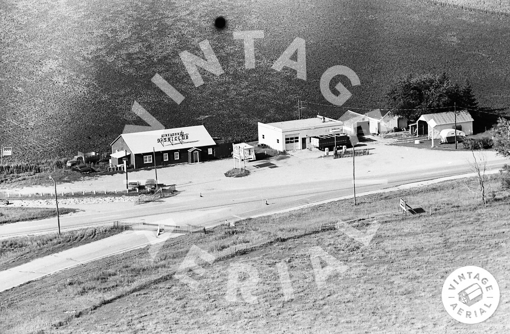 Vintage Aerial Iowa Osceola County 1970 37LOS4