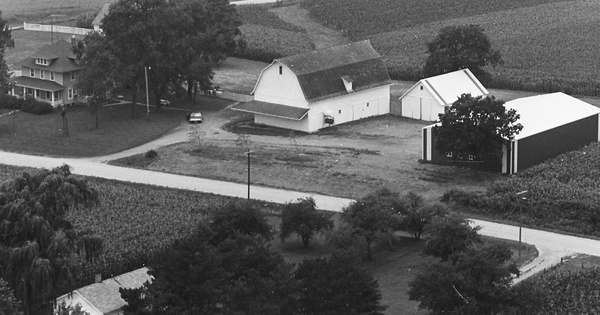 Vintage Aerial photo from 1981 in Washington County, IA