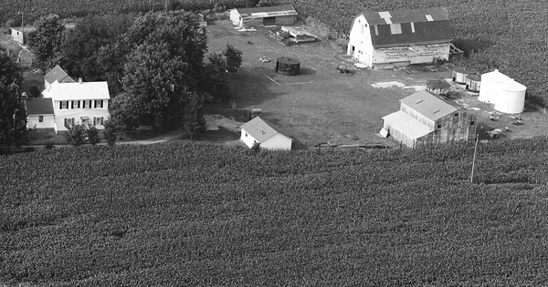 Vintage Aerial photo from 1989 in Posey County, IN