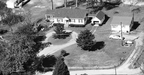 Vintage Aerial photo from 1989 in Somerset County, MD