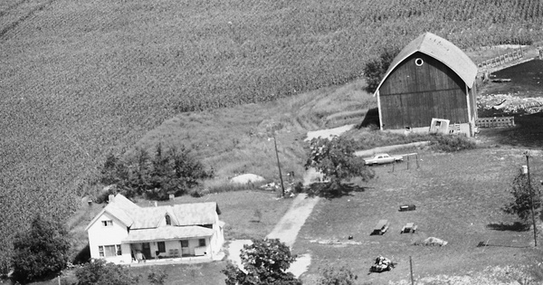 Vintage Aerial photo from 1978 in Isabella County, MI