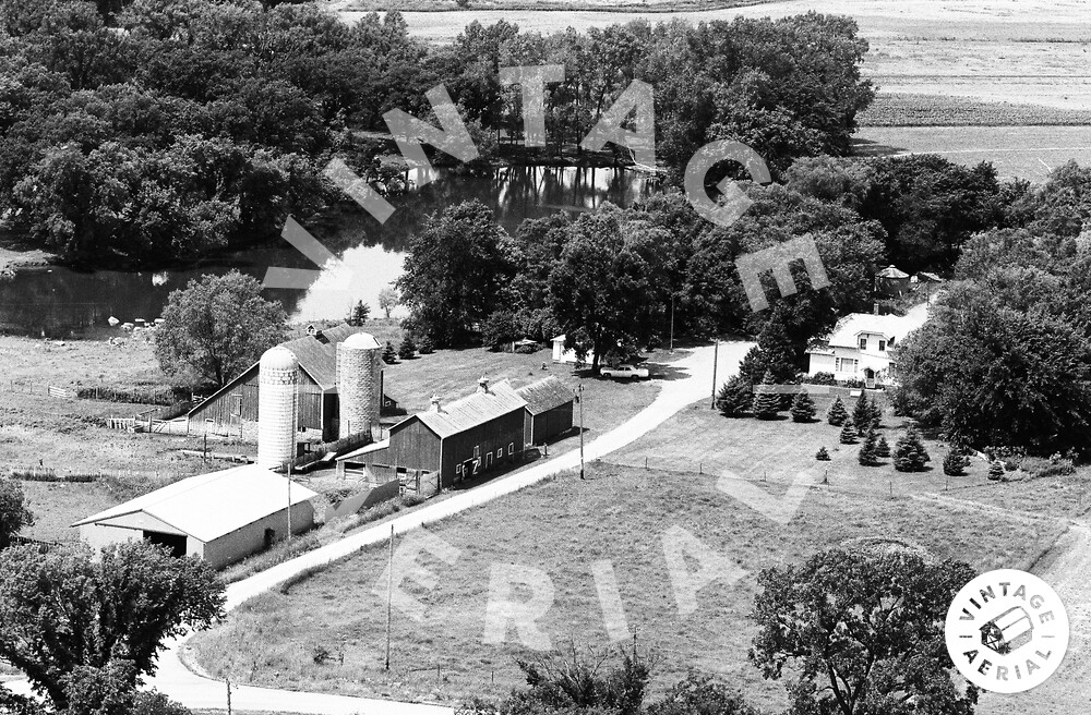Vintage Aerial Minnesota Nicollet County 1972 28BNI7