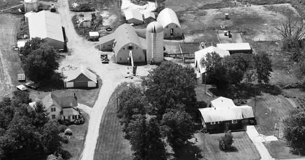 Vintage Aerial photo from 1985 in Morrison County, MN