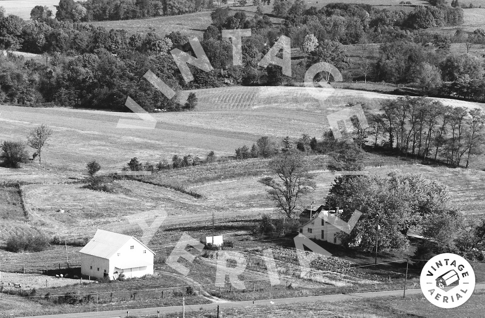 Vintage Aerial Kentucky Henry County 1977 7THE33