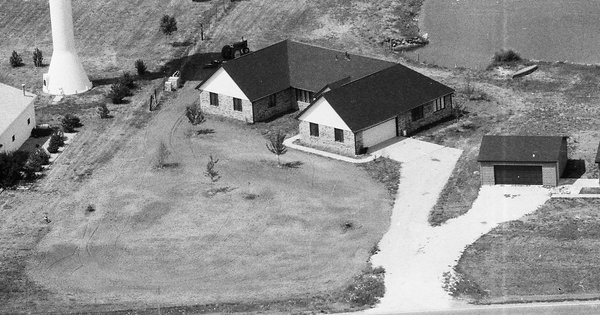 Vintage Aerial photo from 1989 in Champaign County, IL