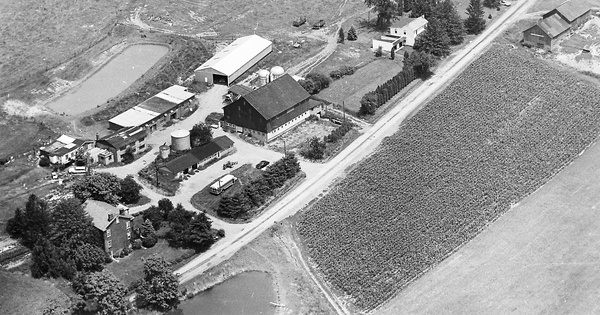 Vintage Aerial photo from 1967 in Indiana County, PA