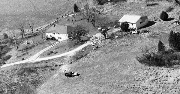 Vintage Aerial photo from 1988 in Crawford County, MO