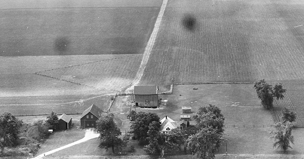 Vintage Aerial photo from 1965 in Kendall County, IL