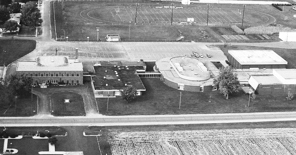Vintage Aerial photo from 1992 in Livingston County, IL
