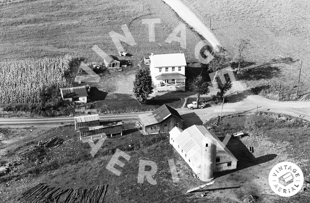 Vintage Aerial Pennsylvania Snyder County 1967 60BSN37